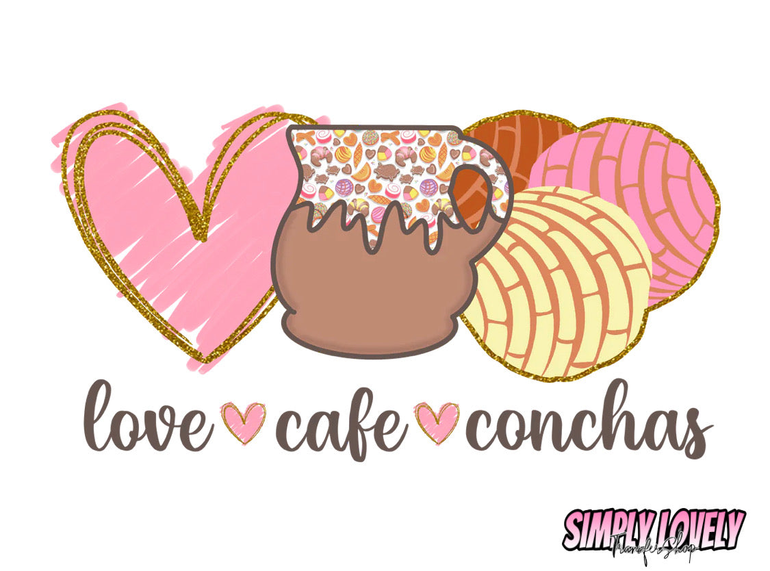 Love, Cafe, Conchas